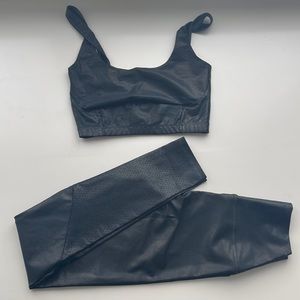 Carbon38 matching sports bra + workout pants set